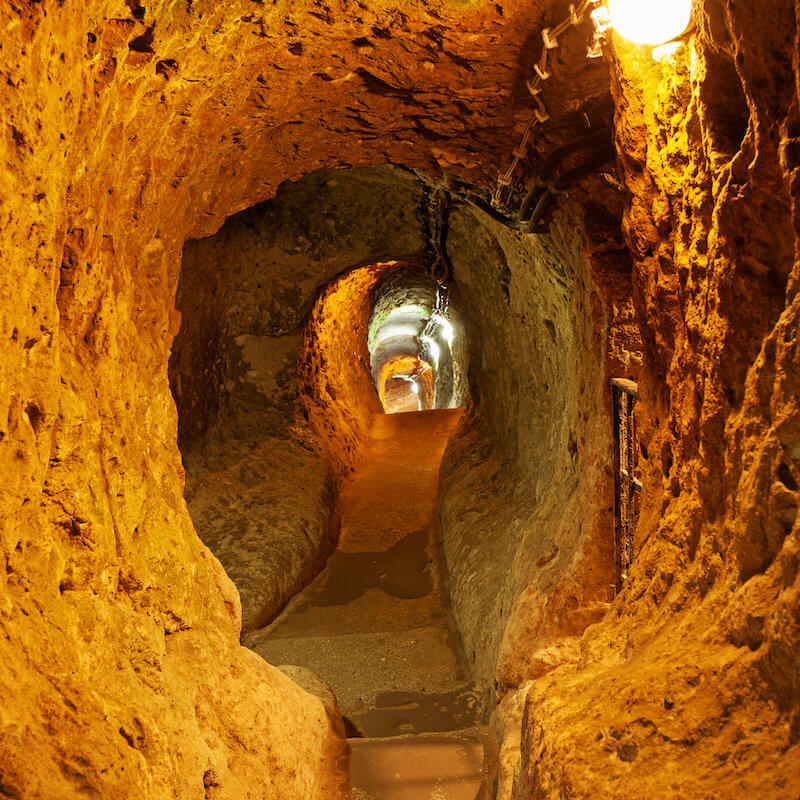 Derinkuyu underground cities of Cappadocia